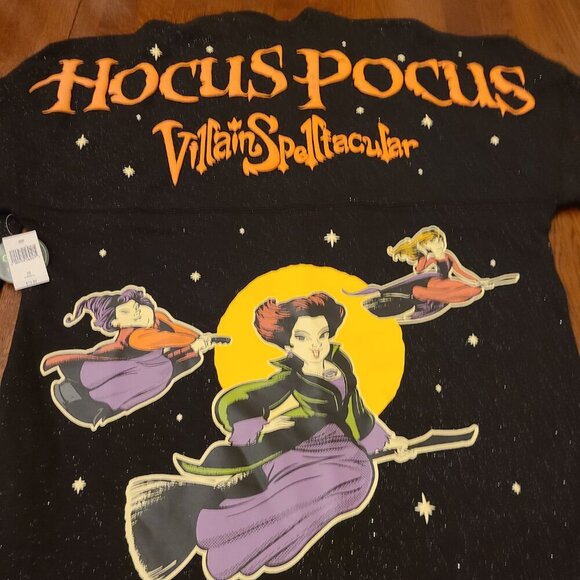 2023 Disney Parks Hocus Pocus Villain Spelltacular Halloween Spirit Jersey XS - Picture 7 of 13